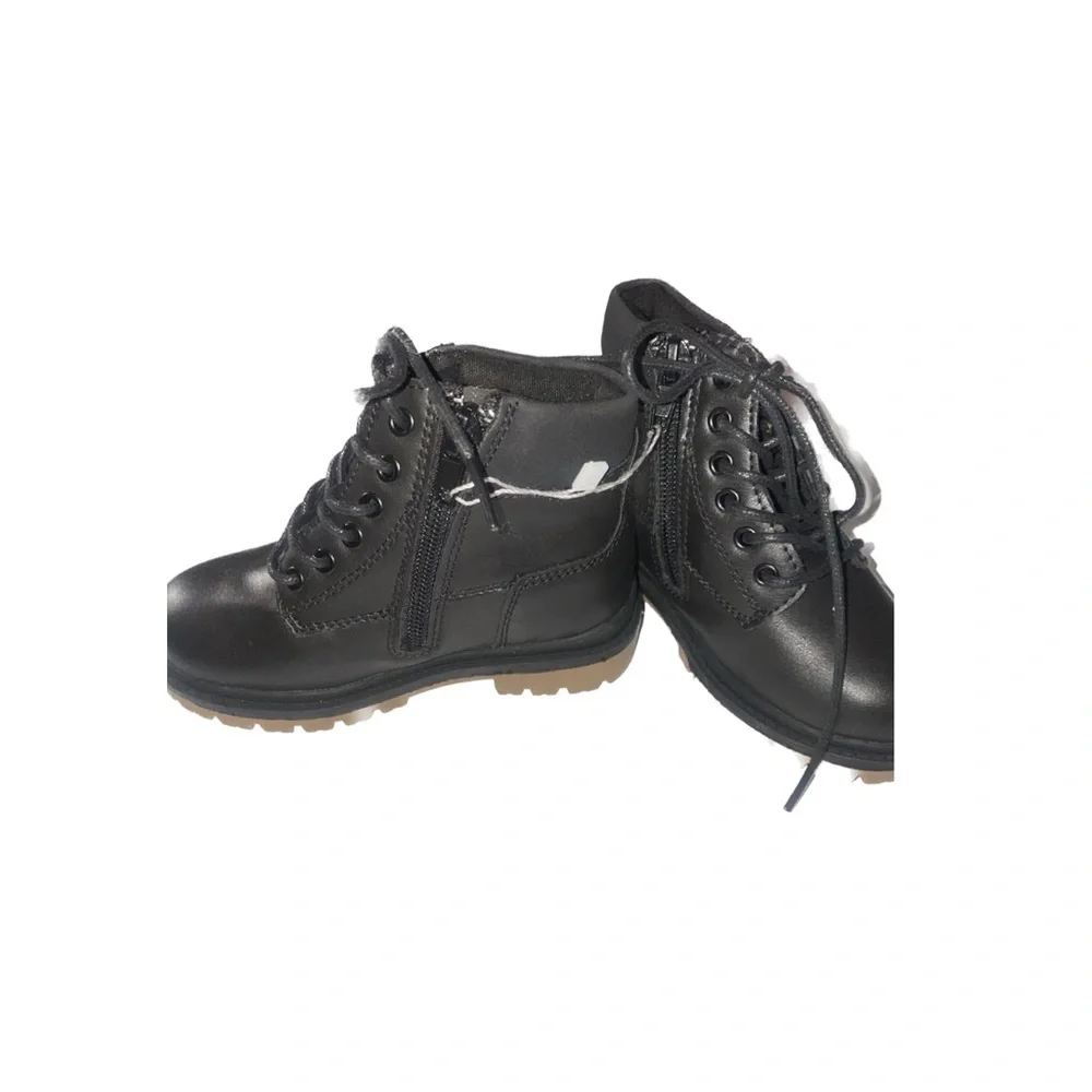 New with tags Rylee + Cru Boys black work boots